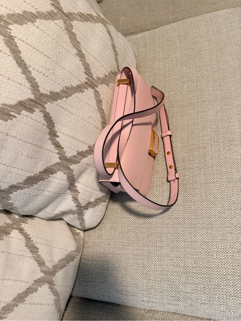 kate spade Blush Pink Leather Crossbody with Gold Hardware
